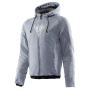Blouson Moto Dainese Bovisa Safety Hoodie Full Zip Grey Melange Black