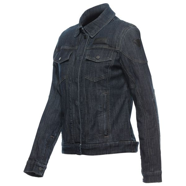 Blouson Moto Dainese Denim Tex Lady Blue