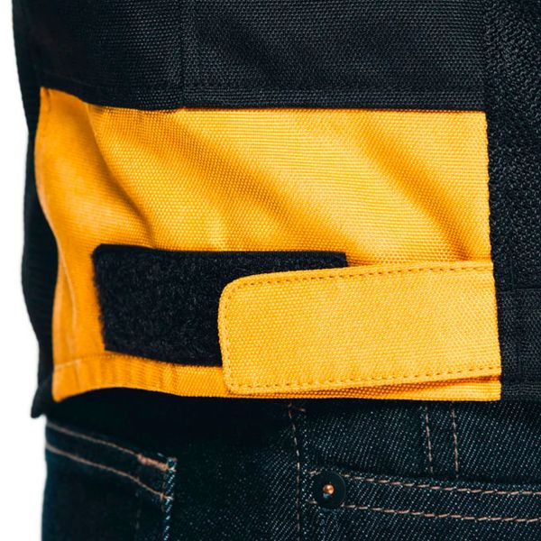 Dainese Elettrica Air Tex Black Leather Brown Mineral