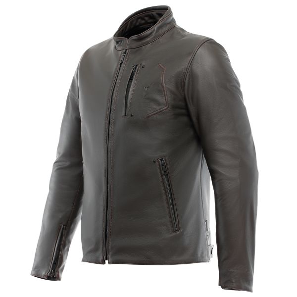 Blouson Moto Dainese Fulcro QDF Leather Dark Brown Blouson Moto Dainese Fulcro QDF Leather Dark Brown