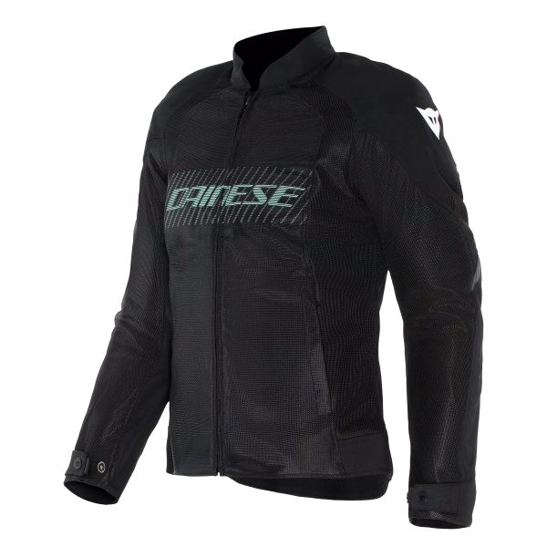 Blouson Moto Dainese Herosphere Air Tex Woman Black Gray Light Green