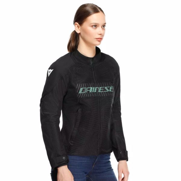 Dainese Herosphere Air Tex Woman Black Gray Light Green