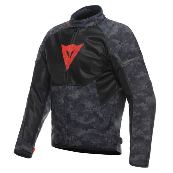 Blouson Moto Dainese Ignite Air Camo Grey Black Fluo Red Blouson Moto Dainese Ignite Air Camo Grey Black Fluo Red