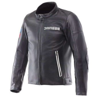 Blouson Moto Dainese Leggenda Leather Black