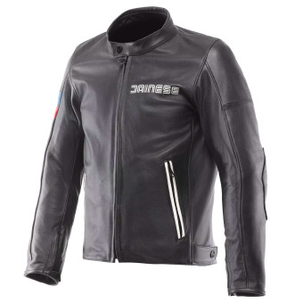 Blouson Moto Dainese Leggenda Perf Leather Black