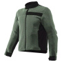 Blouson Moto Dainese Lisbona Air Tex Iceberg Green Black