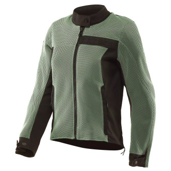 Blouson Moto Dainese Lisbona Air Tex Woman Iceberg Green Black
