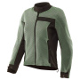 Blouson Moto Dainese Lisbona Air Tex Woman Iceberg Green Black