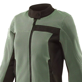 Dainese Lisbona Air Tex Woman Iceberg Green Black