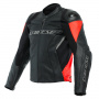 Blouson Moto Dainese Racing 4 Black Fluo Red