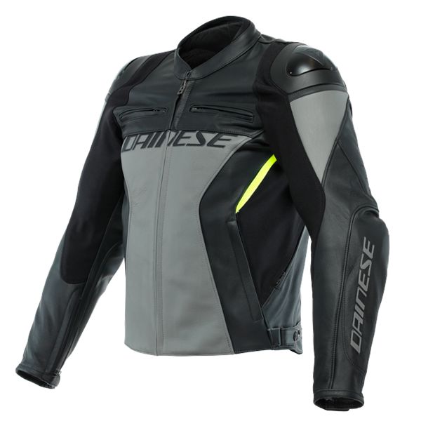 Blouson Moto Dainese Racing 4 Charcoal Grey Black Blouson Moto Dainese Racing 4 Charcoal Grey Black