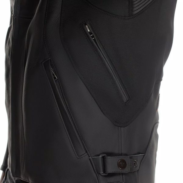 Dainese Racing 5 Leather Black Red Fluo