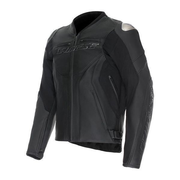 Blouson Moto Dainese Racing 5 Leather Black Black