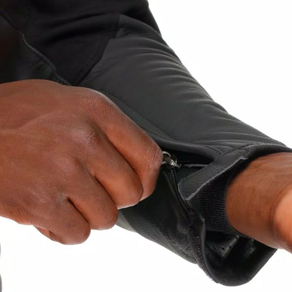 Dainese Racing 5 Leather Silver Black Red Fluo