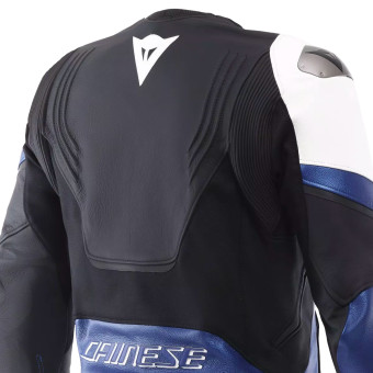 Dainese Racing 5 Leather White Blue Black