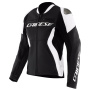 Blouson Moto Dainese Racing 5 Leather Woman Black White
