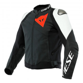 Blouson Moto Dainese Sportiva Black Matt White