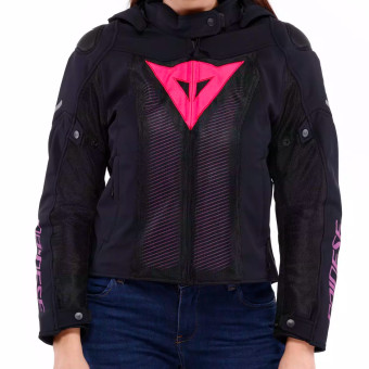 Dainese Super Sprint Air Tex Woman Black Pink Viola