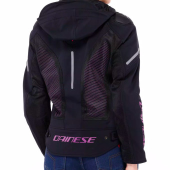Dainese Super Sprint Air Tex Woman Black Pink Viola