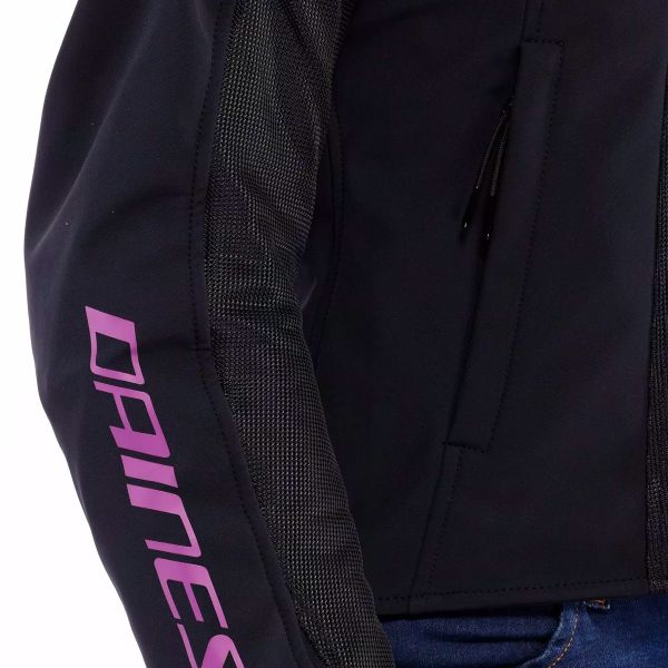 Dainese Super Sprint Air Tex Woman Black Pink Viola