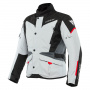 Blouson Moto Dainese Tempest 3 D-Dry Glacier Grey Black Lava Red