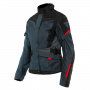 Blouson Moto Dainese Tempest 3 D-Dry Lady Ebony Black Lava Red