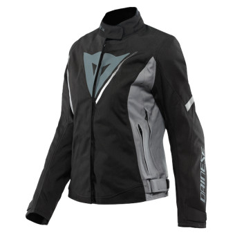 Blouson Moto Dainese Veloce Lady D-Dry Black Charcoal Grey White