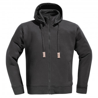 Blouson Moto DIFI Downtown Hoodie Black Blouson Moto DIFI Downtown Hoodie Black