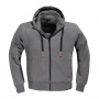 Blouson Moto DIFI Downtown Hoodie Dark Grey Melange