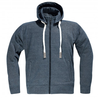 Blouson Moto DIFI Downtown Hoodie Navy Melange Blouson Moto DIFI Downtown Hoodie Navy Melange