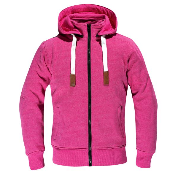 Blouson Moto DIFI Downtown Lady Hoodie Pink