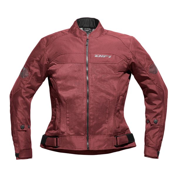 Blouson Moto DIFI Ibiza Air Lady Burgundy