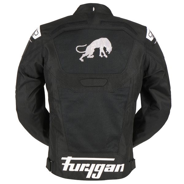 Furygan Atom Vented Evo Black White