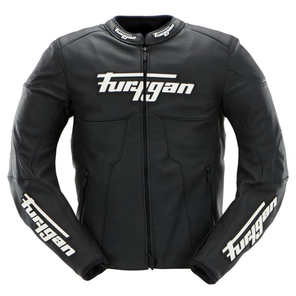Blouson Moto Furygan Attila Black White