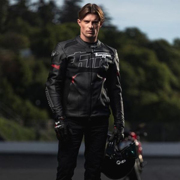 Furygan Helix Black White Red