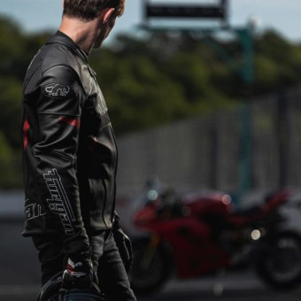 Furygan Helix Black White Red