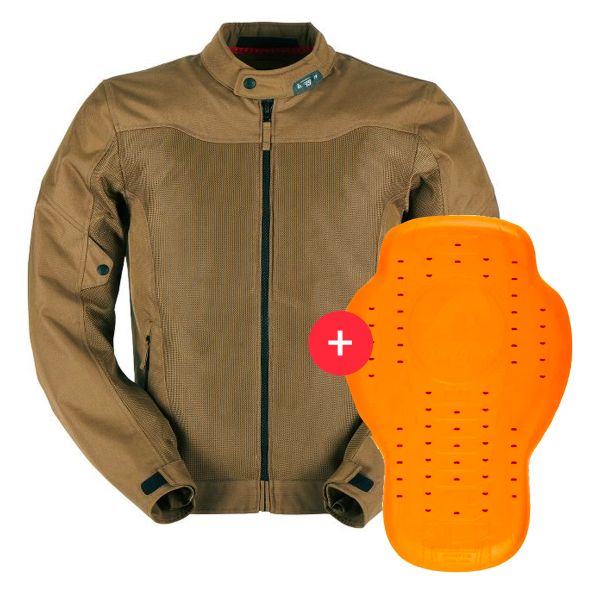 Blouson Moto Furygan Mistral Evo 3 Bronze + Dorsale D3O Viper Niveau 2