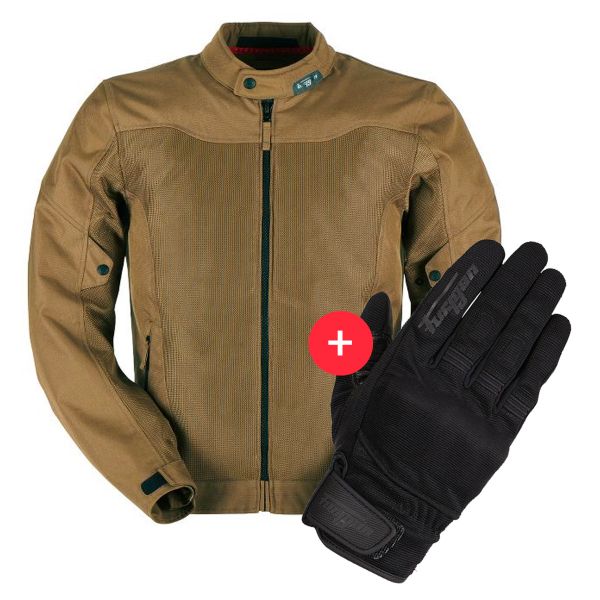 Blouson Moto Furygan Mistral Evo 3 Bronze + Jet D3O Black Blouson Moto Furygan Mistral Evo 3 Bronze + Jet D3O Black