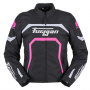 Blouson Moto Furygan Mystic Evo Black White Pink