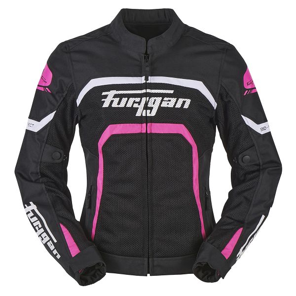 Blouson Moto Furygan Mystic Evo Vented Black White Pink Blouson Moto Furygan Mystic Evo Vented Black White Pink