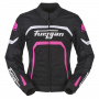 Blouson Moto Furygan Mystic Evo Vented Black White Pink