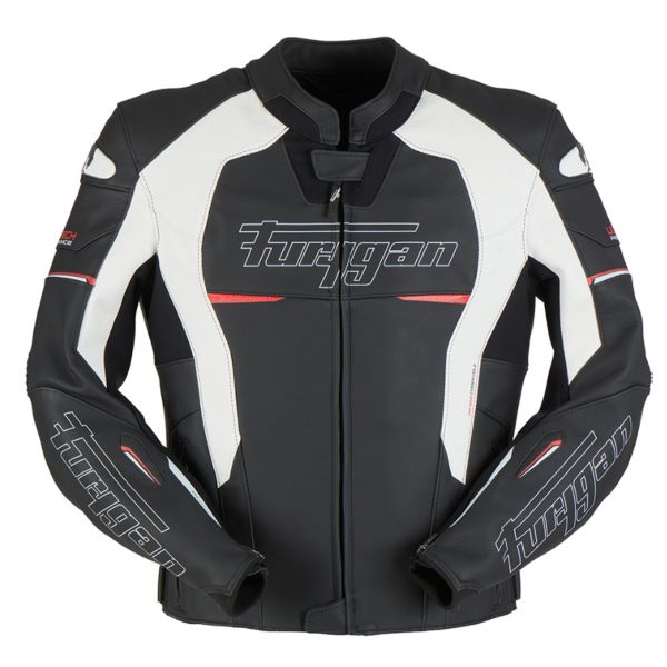 Blouson Moto Furygan Nitros Black White Red
