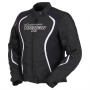 Blouson Moto Furygan Odessa Black White