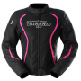 Blouson Moto Furygan Odessa Vented 3 in 1 Black White Pink