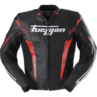 Blouson Moto Furygan Pro One Black Red White