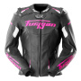 Blouson Moto Furygan Raptor Lady Black White Pink
