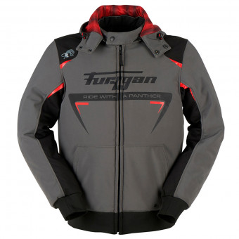 Blouson Moto Furygan Sektor Roadster Anthracite Black Red