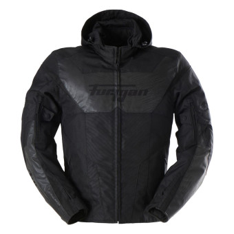 Blouson Moto Furygan Shard HV Black Grey Reflect