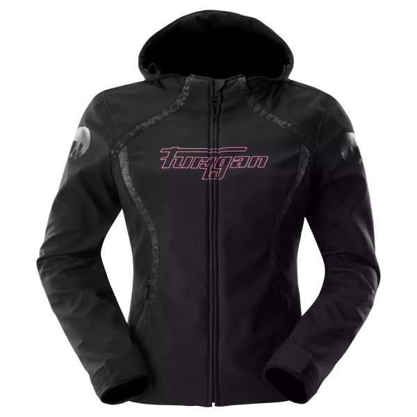 Blouson Moto Furygan Skye Lady Black Pink