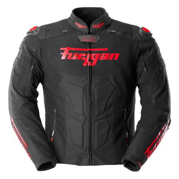Blouson Moto Furygan TX Raptor Black Red